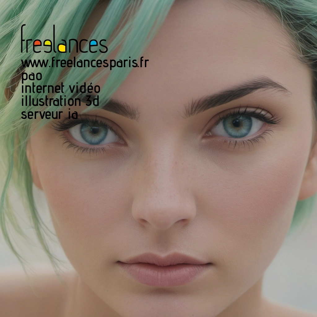 Pao mise en page internet vidéo illustration 3d serveur IA générative AI freelance paris studio de création magazines 8l413n50